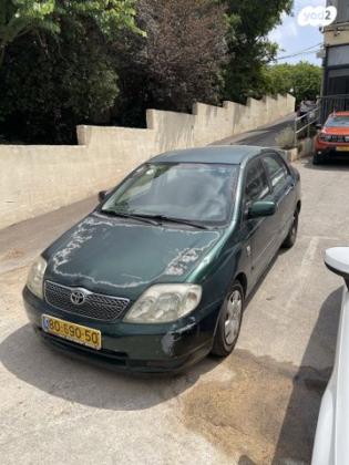 טויוטה קורולה GLI אוט' 1.6 (110 כ''ס) בנזין 2003 למכירה בחיפה