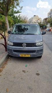 פולקסווגן טרנספורטר מסחרי/נוסעים Delivery Van קצר ידני דיזל 2.0 (84 כ''ס) דיזל 2011 למכירה במודיעין עילית