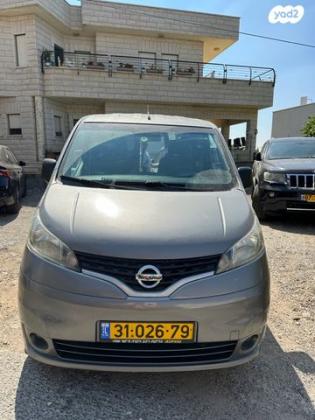 ניסאן NV200 Upper ידני דיזל 7 מק' 1.5 (85 כ''ס) דיזל 2012 למכירה בראמה