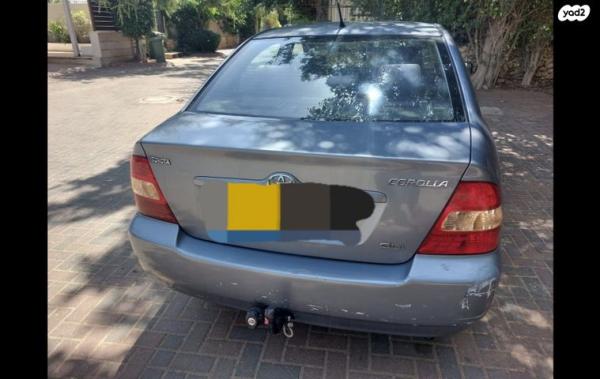 טויוטה קורולה GLI אוט' 1.6 (110 כ''ס) בנזין 2004 למכירה בפתח תקווה