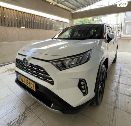 טויוטה RAV4 הייבריד E-xperience הייבריד 5 דל' אוט' 2.5 (178 כ''ס) בנזין 2021 למכירה בטירה