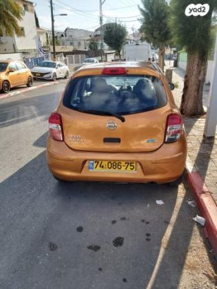 ניסאן מיקרה Visia אוט' 1.2 (80 כ''ס) בנזין 2011 למכירה בבת ים