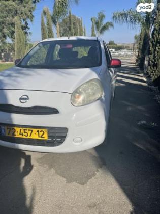 ניסאן מיקרה Visia ידני 1.2 (80 כ''ס) בנזין 2013 למכירה בכפר גדעון