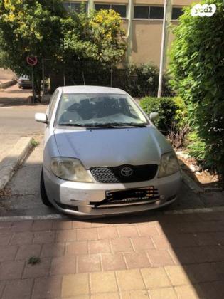 טויוטה קורולה Sun אוט' 1.6 (110 כ''ס) בנזין 2003 למכירה בראשון לציון