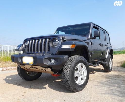 ג'יפ / Jeep רנגלר ארוך 4X4 Sport S אוט' 2.0 (272 כ''ס) ק'-2 בנזין 2021 למכירה ברעננה