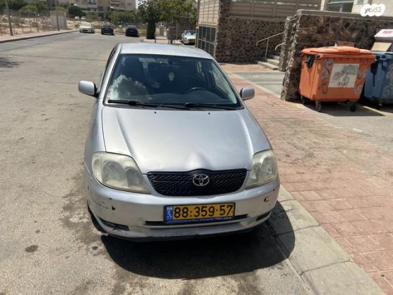 טויוטה קורולה Sun אוט' 1.6 (110 כ''ס) בנזין 2004 למכירה בבאר שבע