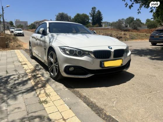 ב.מ.וו סדרה 4 420I Luxury גראן קופה אוט' 2.0 (184 כ"ס) בנזין 2015 למכירה בתל אביב יפו