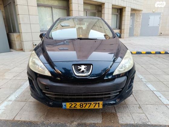 פיג'ו 308 Comfort Plus אוט' 1.6 (120 כ"ס) בנזין 2010 למכירה ביקנעם עילית