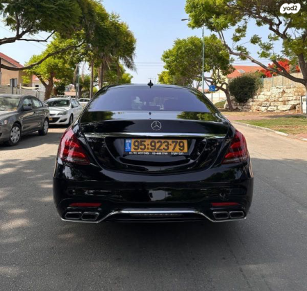 מרצדס S-Class S500E Plug In הייבריד אוט' 3.0 (442 כ"ס) היברידי חשמל / בנזין 2016 למכירה בחדרה