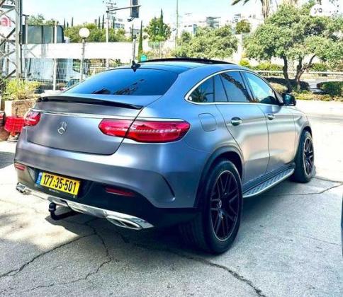 מרצדס GLE קופה 4X4 GLE350D Coupe AMG אוט' דיזל 3.0 (258 כ''ס) דיזל 2018 למכירה בראשון לציון