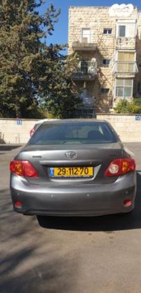 טויוטה קורולה GLI אוט' 1.6 (124 כ''ס) בנזין 2009 למכירה בירושלים