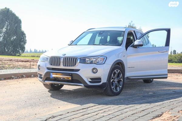 ב.מ.וו X3 4X4 XDRIVE20I X-Line אוט' 2.0 (184 כ''ס) בנזין 2016 למכירה ברמת גן