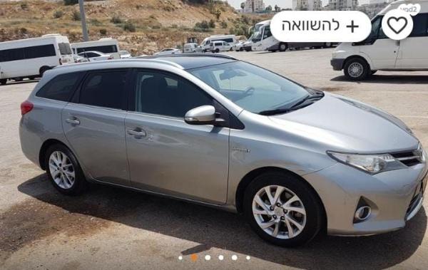 טויוטה אוריס הייבריד TS Sky סטיישן הייבריד אוט' 1.8 (99 כ"ס) בנזין 2014 למכירה בבני ברק