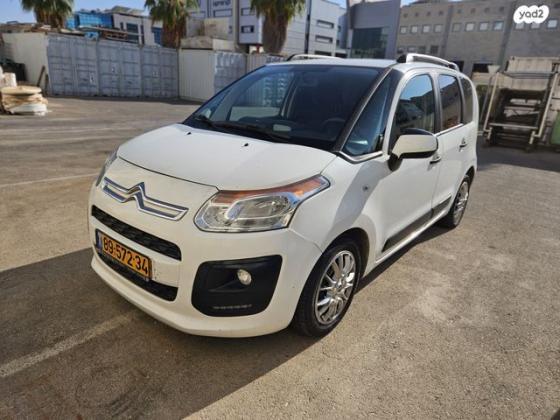 סיטרואן C3 פיקאסו Comfort ידני דיזל 1.6 (92 כ''ס) דיזל 2016 למכירה בשוהם