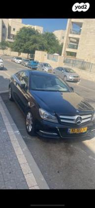 מרצדס C-Class קופה / קבריולט C180 אוט' 1.6 (156 כ''ס) בנזין 2015 למכירה בירושלים