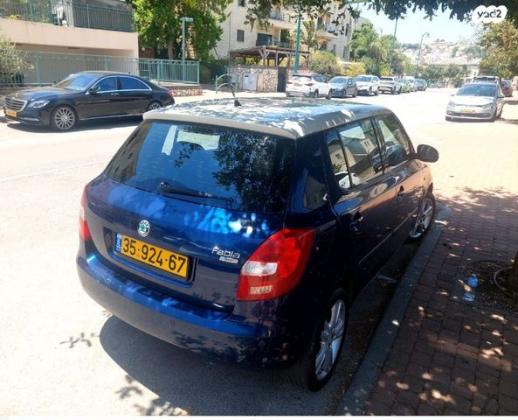 סקודה פאביה Sport אוט' 1.6 (105 כ''ס) בנזין 2009 למכירה ביקנעם עילית