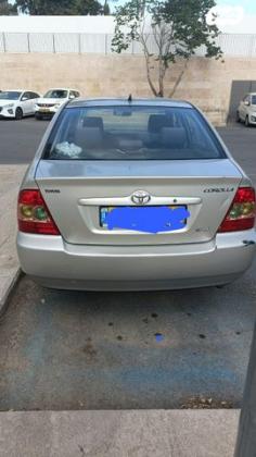 טויוטה קורולה Sun אוט' 1.6 (110 כ''ס) בנזין 2005 למכירה בירושלים