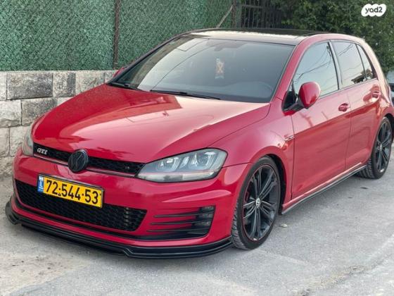 פולקסווגן גולף GTI אוט' 5 דל' 2.0 (220 כ''ס) בנזין 2015 למכירה בירושלים