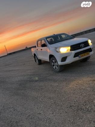 טויוטה היילקס 4X4 4X4 Active דאבל קבינה ידני דיזל 2.4 (150 כ''ס) דיזל 2018 למכירה במצפה רמון