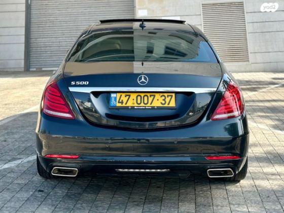 מרצדס S-Class S500 Long Vision אוט' 4.7 (455 כ''ס) בנזין 2016 למכירה באשדוד