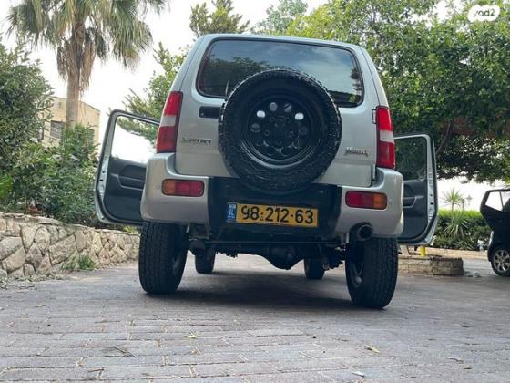 סוזוקי ג'ימני 4X4 JLX אוט' 1.3 (85 כ''ס) בנזין 2008 למכירה בירושלים