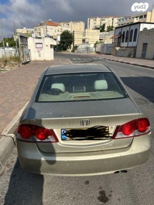 הונדה סיוויק סדאן החדשה LS אוט' 1.8 (140 כ''ס) בנזין 2008 למכירה בירושלים