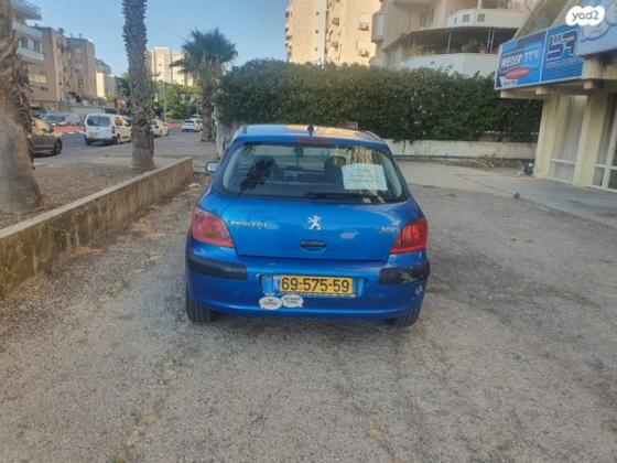 פיג'ו 307 XR טיפטרוניק 1.6 (110 כ"ס) בנזין 2005 למכירה בעפולה