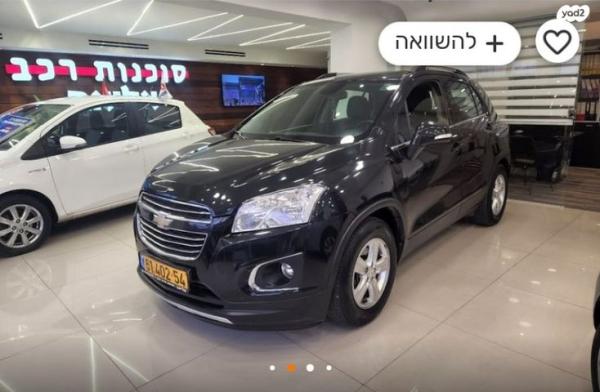 שברולט טראקס LT אוט' 1.8 (140 כ"ס) בנזין 2014 למכירה בירושלים