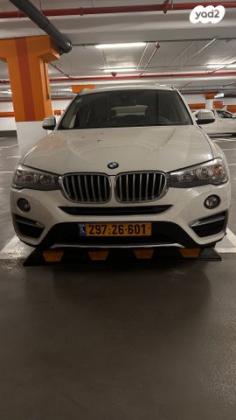 ב.מ.וו X4 4X4 XDRIVE20I Sport אוט' 2.0 (184 כ''ס) בנזין 2017 למכירה בחיפה