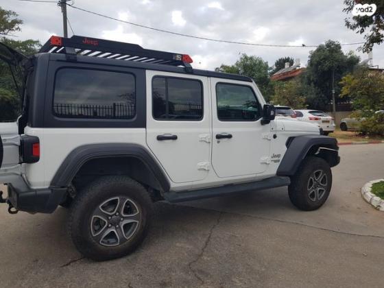 ג'יפ / Jeep רנגלר ארוך 4X4 Unlimited Sport אוט' 2.0 (272 כ''ס) בנזין 2020 למכירה בחולון