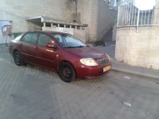 טויוטה קורולה GLI אוט' 1.6 (110 כ''ס) בנזין 2003 למכירה בירושלים