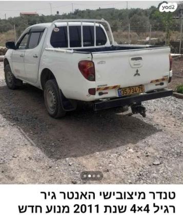 מיצובישי L200 האנטר 4X4 4X4 GL דאבל קבינה ידני דיזל 2.5 (136 כ''ס) דיזל 2011 למכירה בטמרה