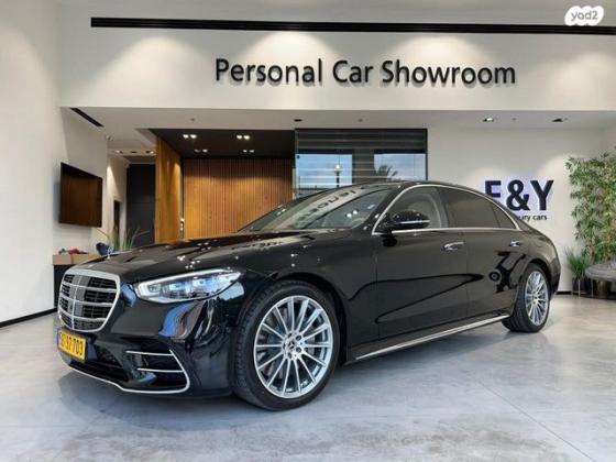 מרצדס S-Class S580E Plati Plus L הייבריד אוט' 3.0 (367 כ''ס) היברידי חשמל / בנזין 2023 למכירה בנתניה