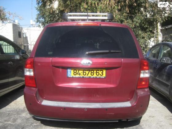 קיה קרניבל LX אוט' דיזל 7 מק' 2.9 (185 כ''ס) דיזל 2008 למכירה בירושלים