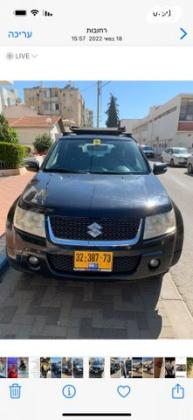 סוזוקי גרנד ויטרה 4X4 JLX-E אוט' 3 דל' 2.4 (166 כ''ס) בנזין 2010 למכירה ברחובות