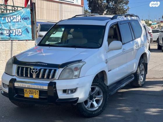 טויוטה לנד קרוזר ארוך 4X4 Luxury אוט' דיזל 8 מק' 3.0 (166 כ''ס) דיזל 2003 למכירה בירושלים