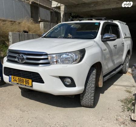 טויוטה היילקס 4X4 4X4 Adventure דאבל קבינה אוט' דיזל 2.4 (150 כ''ס) דיזל 2017 למכירה בבאקה אל ע'רביה