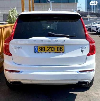 וולוו XC90 4X4 T8 Inscription היבריד אוט' 7 מק' 2.0 (407 כ"ס) היברידי חשמל / בנזין 2017 למכירה בפתח תקווה