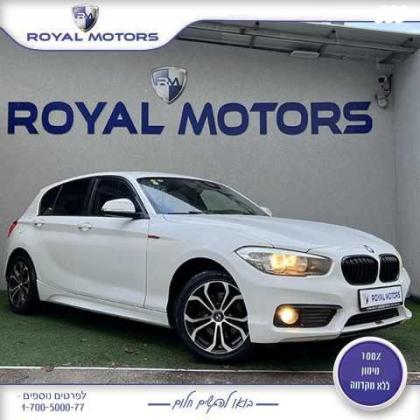 ב.מ.וו סדרה 1 118I Sport אוט' 5 דל' 1.5 (136 כ"ס) בנזין 2018 למכירה בקרית שמונה