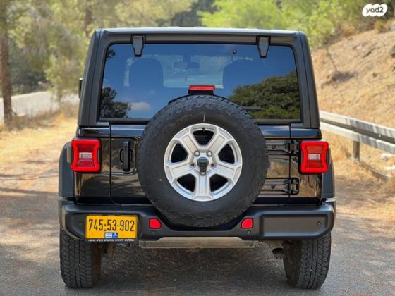 ג'יפ / Jeep רנגלר ארוך 4X4 Sport S אוט' 2.0 (272 כ''ס) ק'-2 בנזין 2022 למכירה בנצרת