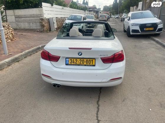 ב.מ.וו סדרה 4 420I Luxury קבריולט אוט' 2.0 (184 כ"ס) בנזין 2019 למכירה בכפר סבא