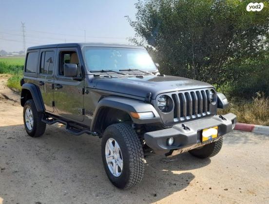 ג'יפ / Jeep רנגלר ארוך 4X4 Sport S אוט' 2.0 (272 כ''ס) ק'-2 בנזין 2021 למכירה ברעננה