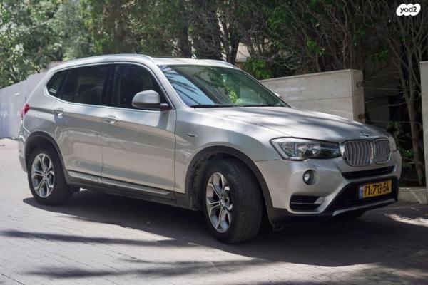 ב.מ.וו X3 4X4 XDRIVE20I X-Line אוט' 2.0 (184 כ''ס) בנזין 2015 למכירה בבני ברק