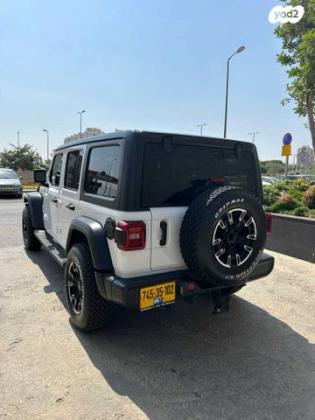 ג'יפ / Jeep רנגלר ארוך 4X4 Sport S אוט' 2.0 (270 כ''ס) בנזין 2022 למכירה בפתח תקווה