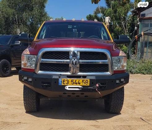 דודג' ראם קצר 4X4 3500 Laramie אוט' דיזל 5 מק' 6.7 (370 כ''ס) דיזל 2014 למכירה במפלסים