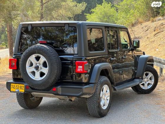 ג'יפ / Jeep רנגלר ארוך 4X4 Sport S אוט' 2.0 (272 כ''ס) ק'-2 בנזין 2022 למכירה בנצרת