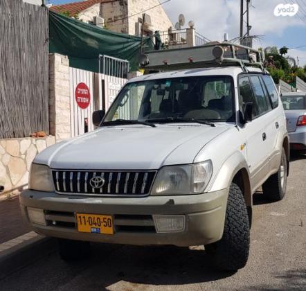 טויוטה לנד קרוזר פרדו ארוך 4X4 STD אוט' דיזל 8 מק' 3.0 (163 כ''ס) דיזל 2002 למכירה בעץ אפרים