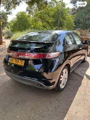 הונדה סיוויק האצ'בק החדשה Sport אוט' 1.8 (140 כ''ס) בנזין 2010 למכירה ברחובות