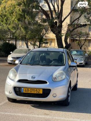 ניסאן מיקרה Visia אוט' 1.2 (80 כ''ס) בנזין 2013 למכירה באור יהודה