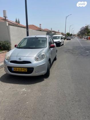 ניסאן מיקרה Visia ידני 1.2 (80 כ''ס) בנזין 2013 למכירה באשקלון